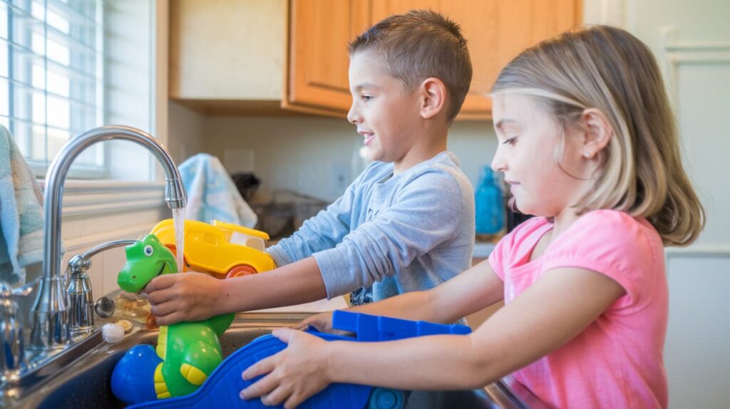 Come Pulire i Giocattoli dei Bambini